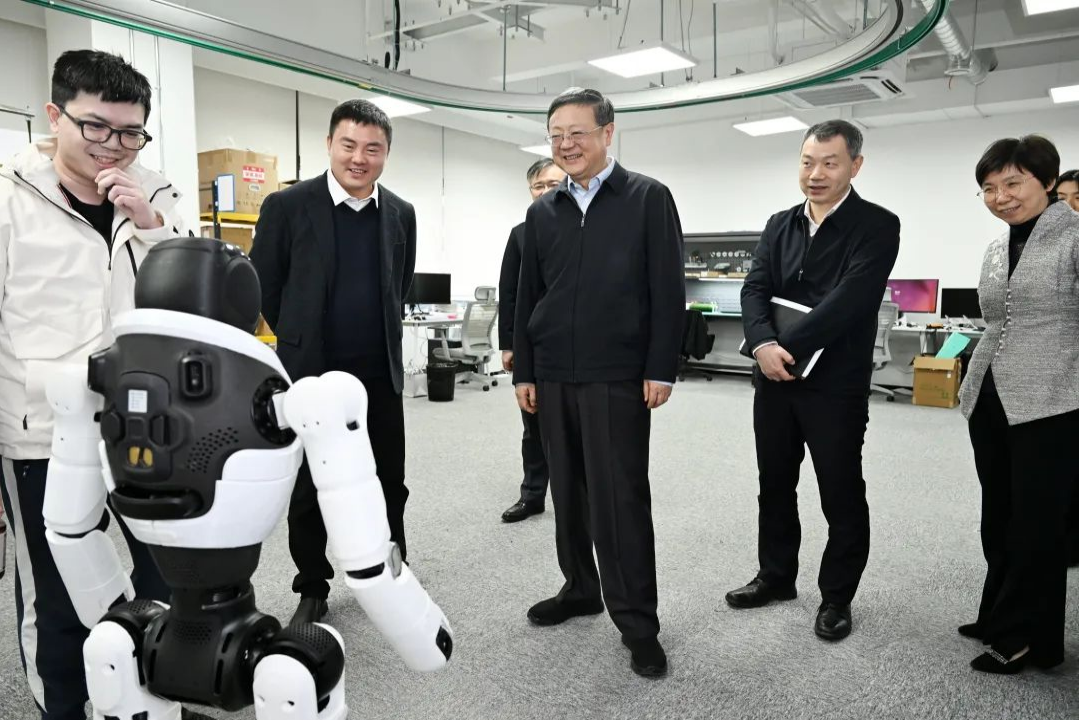 上海市委书记陈吉宁专题调研盛煌娱乐机器人